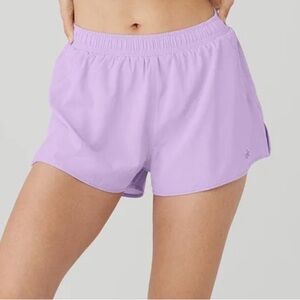 ALO Yoga Soft Lavender Athletic Shorts